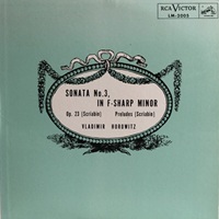 RCA Victor : Horowitz - Scriabin Preludes, Sonata No. 3
